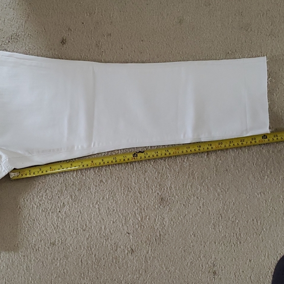 White denim capri/crop size 12 nwt - Picture 7 of 8